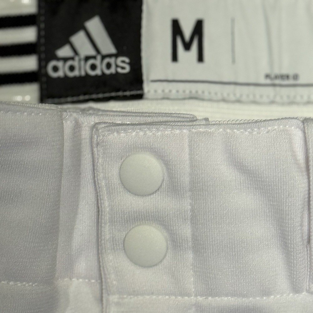 Adidas Men's Baseball Pants Diamond King 2.0 Medium Zippered/ Snap - Picture 5 of 10